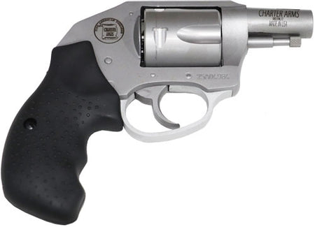 CHARTER ARMS BOOMER 2" 44 SPEC 5-SHOT RUBBER GRIPS STAINLESS