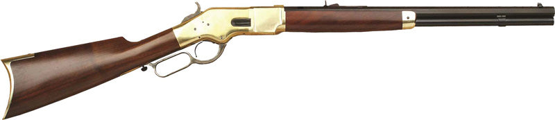 CIMARRON 1866 YELLOWBOY 44SP 20" OCTAGON BRASS/BLUED WALNUT