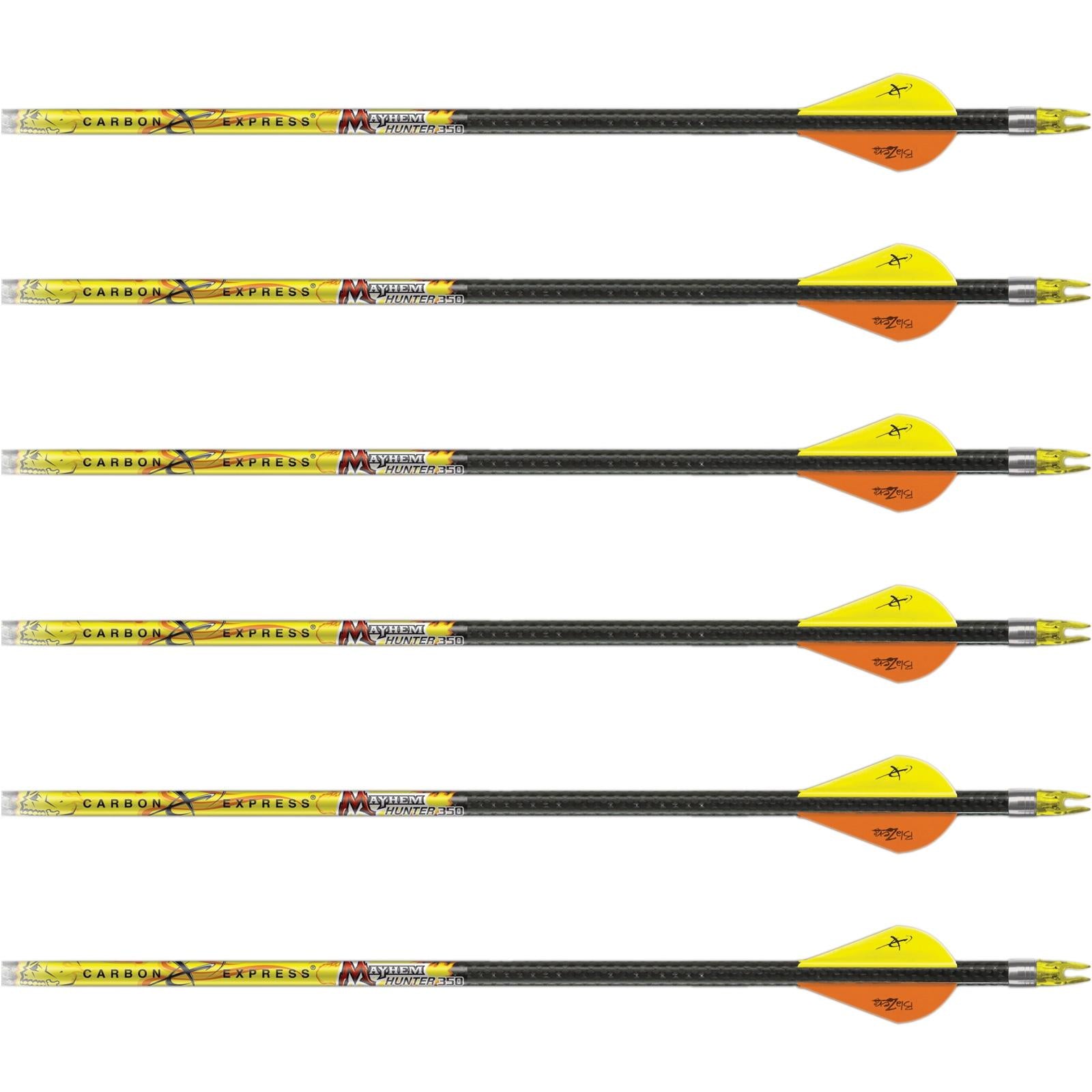 Carbon Express Mayhem Crossbow Bolts (6 Pack) 044734521332