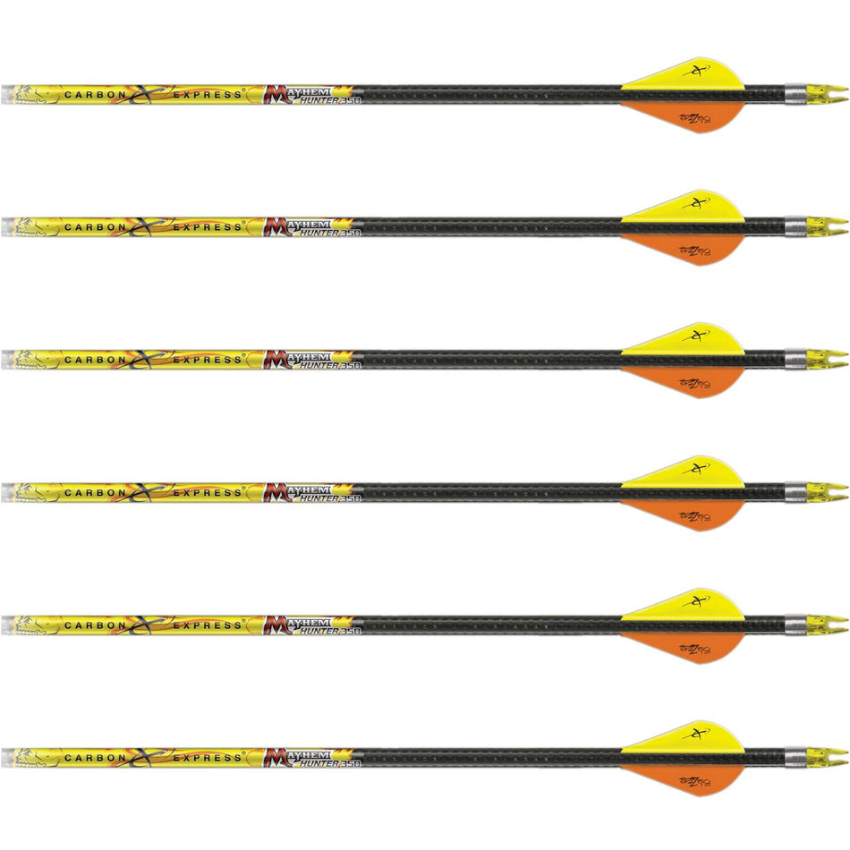 Carbon Express Mayhem Crossbow Bolts (6 Pack) 044734521332
