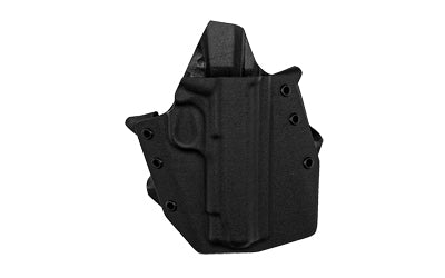 GunfightersINC Ronin, Outside Waistband Holster, Fits 1911 4.25" Commander Models (No Rail), Kydex Construction, Black, Right Hand RO-1911CNR-0101121