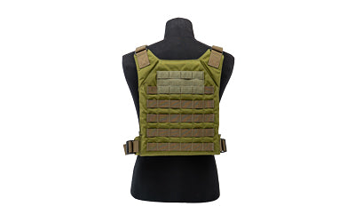 Grey Ghost Gear Minimalist Plate Carrier, Body Armor Carrier, Designed to Carry 10" X 12" Hard Plates or Large ESAPI Plates, Olive Drab Green