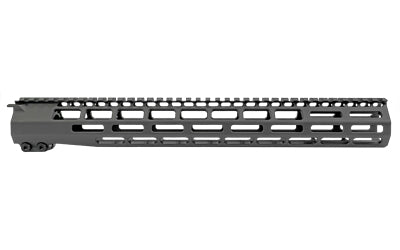Grey Ghost Precision Handguard, MLOK, 15", Anodized Finish, Sniper Gray, Fits AR-15 GGP55615HGSG
