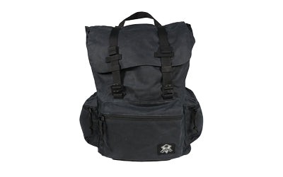 Grey Ghost Gear Drifter, Backpack, Waxed Canvas, 1820 Cubic Inches, Black GTG5943-BLK