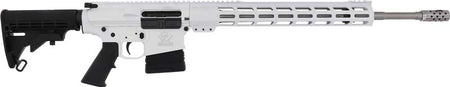 GLFA AR10 RIFLE 6.5CM 20" S/S BBL 10-SHOT WHITE