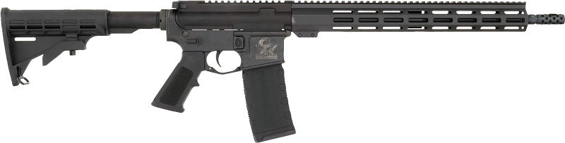 GLFA AR15 LEFT HAND RIFLE 223 WYLDE 16" NIT BBL BLACK