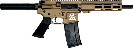 GLFA AR15 PISTOL 223 WYLDE 7.5" NITRIDE BARREL BRONZE
