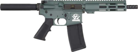 GLFA AR15 PISTOL 223 WYLDE 7.5" NITRIDE BBL CHARCOAL GRN