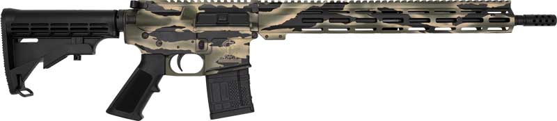 GLFA AR15 RIFLE 223 WYLDE 16" NIT BBL PURSUIT GREEN CAMO