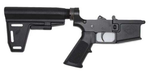 GLFA COMPLETE AR15 PISTOL LOWER RECEIVER BRACED BLACK