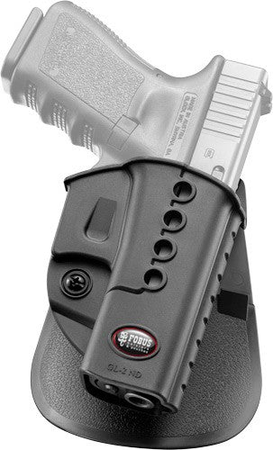FOBUS HOLSTER E2 ROTO PADDLE FOR GLOCK 17192223323435