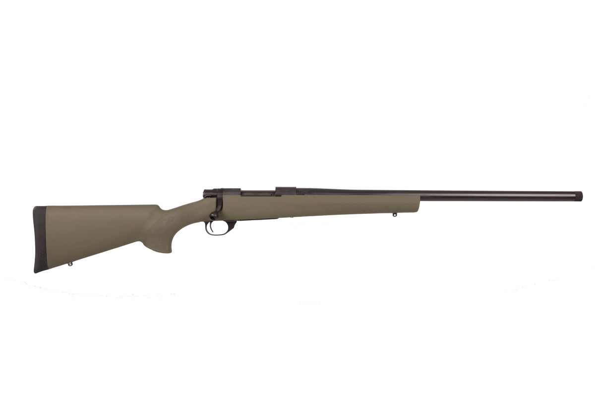 Howa HGR72503 1500 Hogue 6.5 Creedmoor 4+1 24" Blued Heavy Barrel, Blued Steel Receiver, Green Hogue OverMolded Synthetic Stock