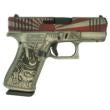 Glock 43X "Rising Sun Bushido" Handgun 9mm Luger 10rd Magazines(2) 3.4" Barrel Accessory Rail USA Made