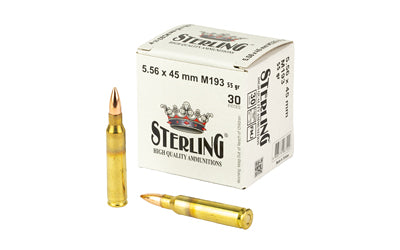 Sterling 5.56x45mm NATO  55gr FMJ Ammo
