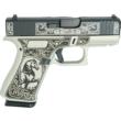 Glock 43X "Glock & Horses" Black/Gray Handgun 9mm Luger 10rd Magazines(2) 3.4" Barrel Accessory Rail USA Made