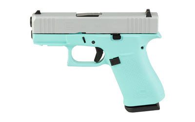 GLOCK 43X 9MM 10RD REB/SILVER FRRAIL