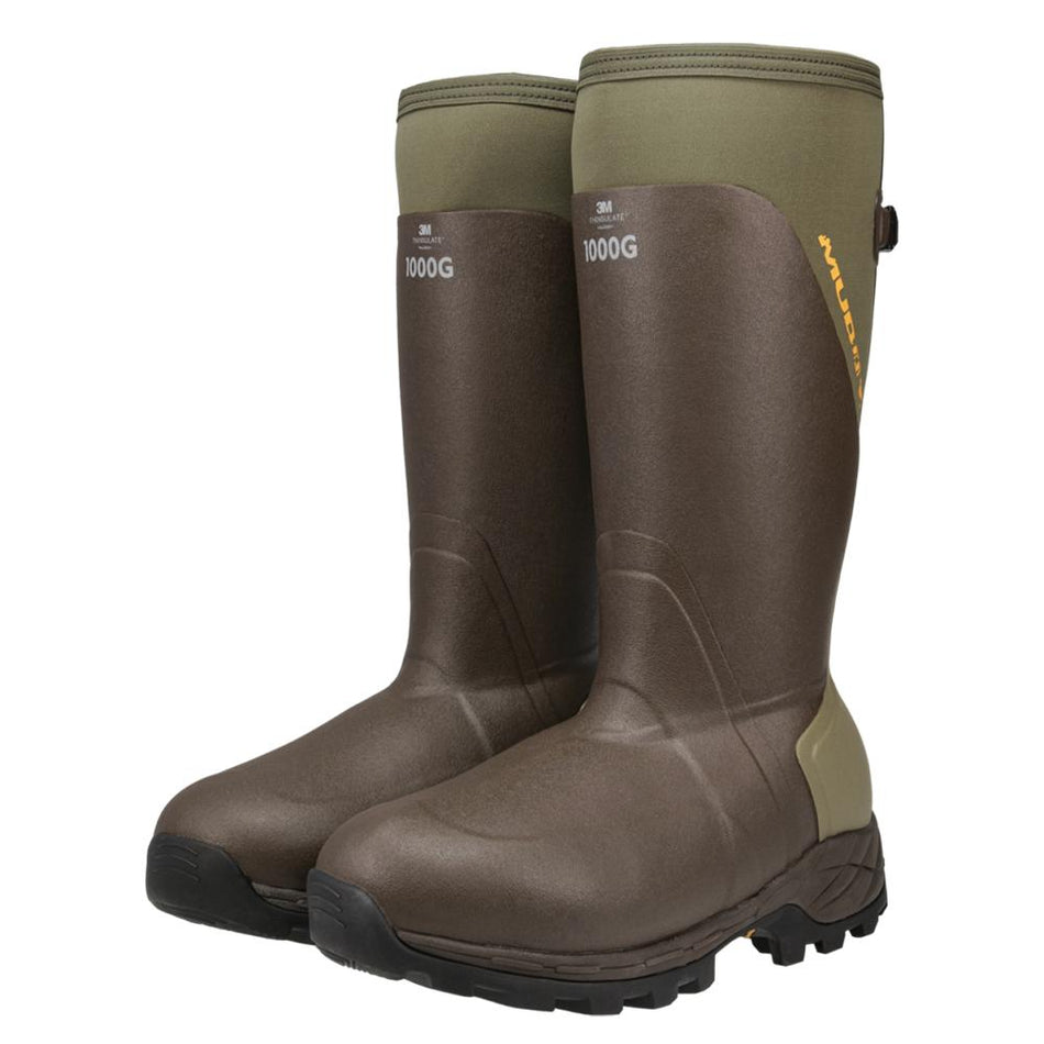 Muddy DV8 17" Insulated Boots 1000G Clay Size 9D