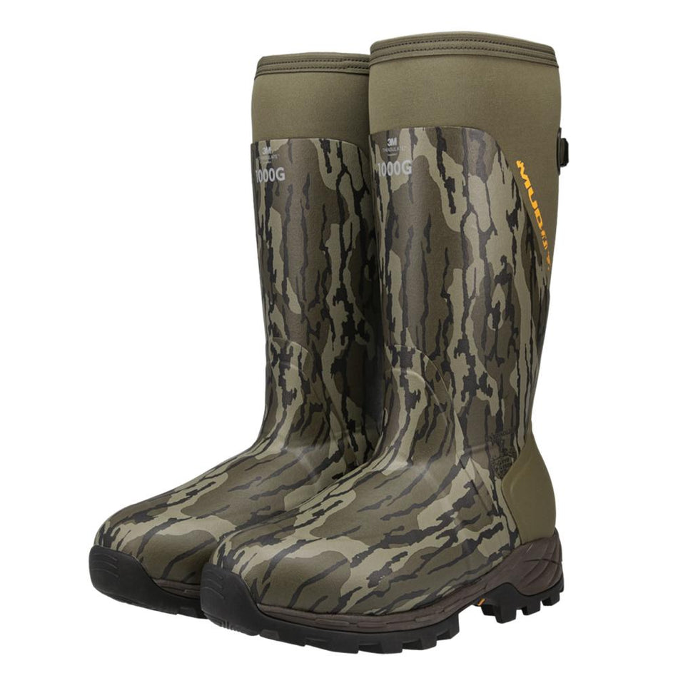 Muddy DV8 17" Insulated Boots 1000G Mossy Oak Bottomland Size 12D