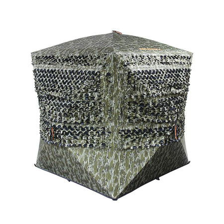 Muddy Carnage Die Cut Ground Blind Mossy Oak Bottomland