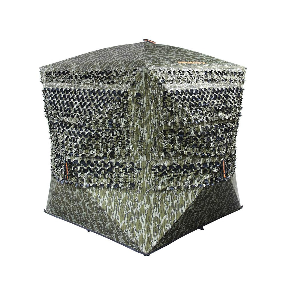 Muddy Carnage Die Cut Ground Blind Mossy Oak Bottomland