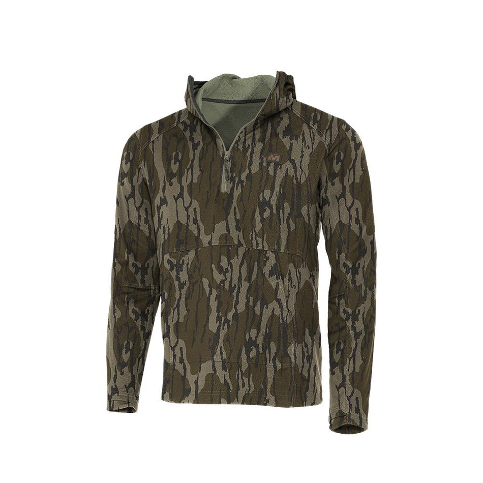 Muddy DV8 Quest Midweight Quarter Zip Hoodie Mossy Oak Bottomland S