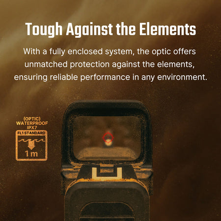 Osight SE 1x 2 MOA Red Dot 32 MOA Circle Sight RMSc Footprint Pattern