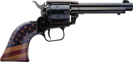 HERITAGE 22LR 4.75" FS BLUED USA FLAG GRIP