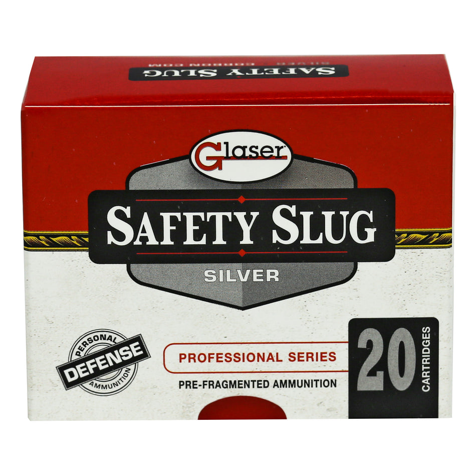 Glaser .380 ACP/Auto Silver 70gr PolyTip Ammo