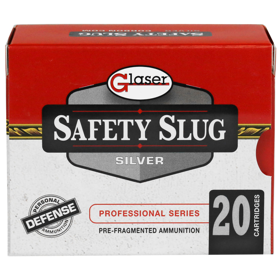 Glaser .38 Special Silver +P 80gr PolyTip Ammo