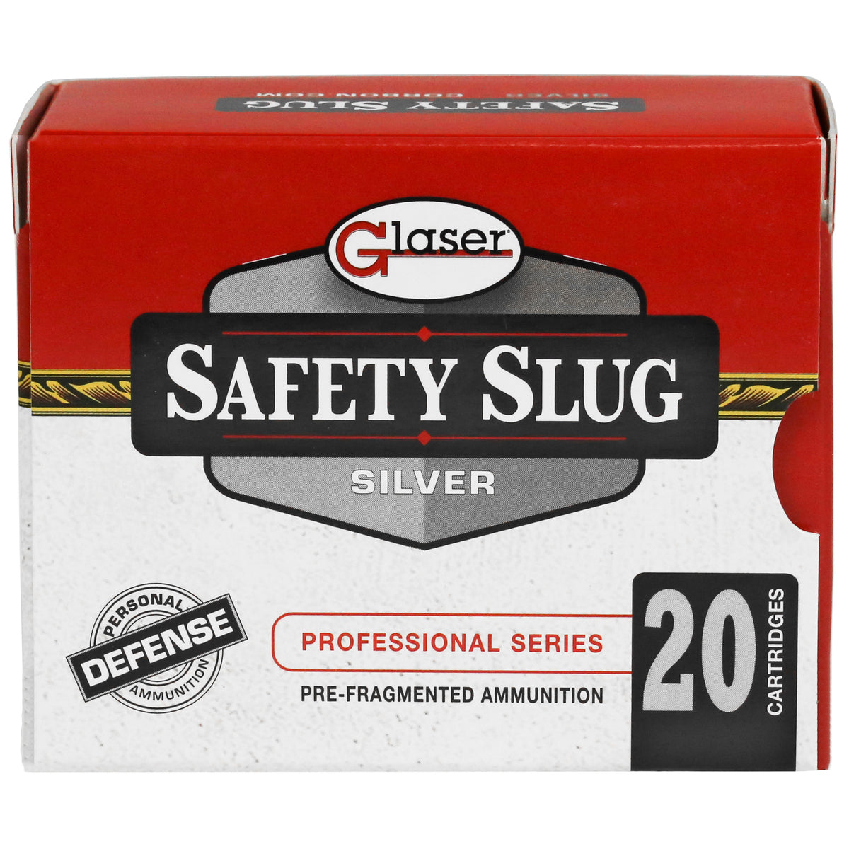 Glaser .40 S&W Silver 115gr PolyTip Ammo