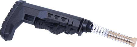 GUNTEC AR15 M.P.M. STOCK MULTI POINT MOD STOCK BLACK