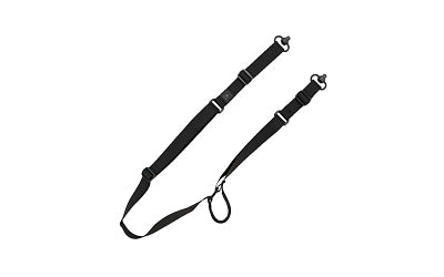 GrovTec Sabre 2 Point Sling, Matte Finish, Black, Includes Push Button Swivels GTSL134