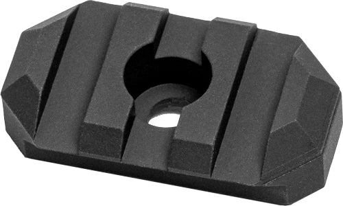 GROVTEC RAIL SECTION M-LOK 1.3" 3 SLOT ALUMINUM BLACK
