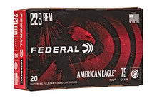 Federal .223 Rem American Eagle 75gr TMJ Ammo