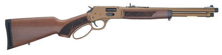 Henry H012XCW44M Explorer Carbine 44 Special/44 Mag 7+1 16.50" Burnt Bronze Cerakote Threaded Barrel, Burnt Bronze Cerakote Steel Drilled & Tapped Receiver, American Walnut Fixed w/Pistol Grip Stock