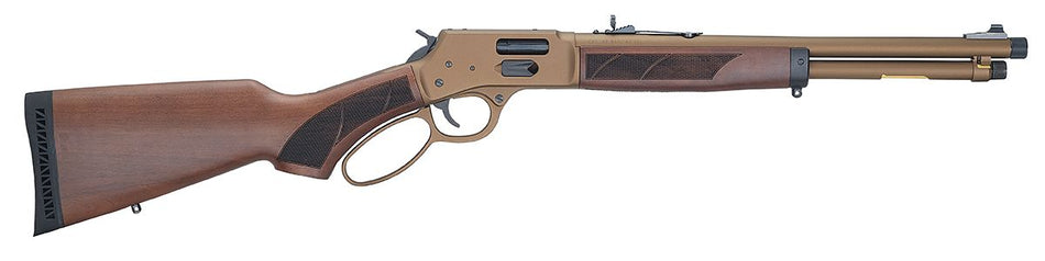 Henry H012XCW44M Explorer Carbine 44 Special/44 Mag 7+1 16.50" Burnt Bronze Cerakote Threaded Barrel, Burnt Bronze Cerakote Steel Drilled & Tapped Receiver, American Walnut Fixed w/Pistol Grip Stock