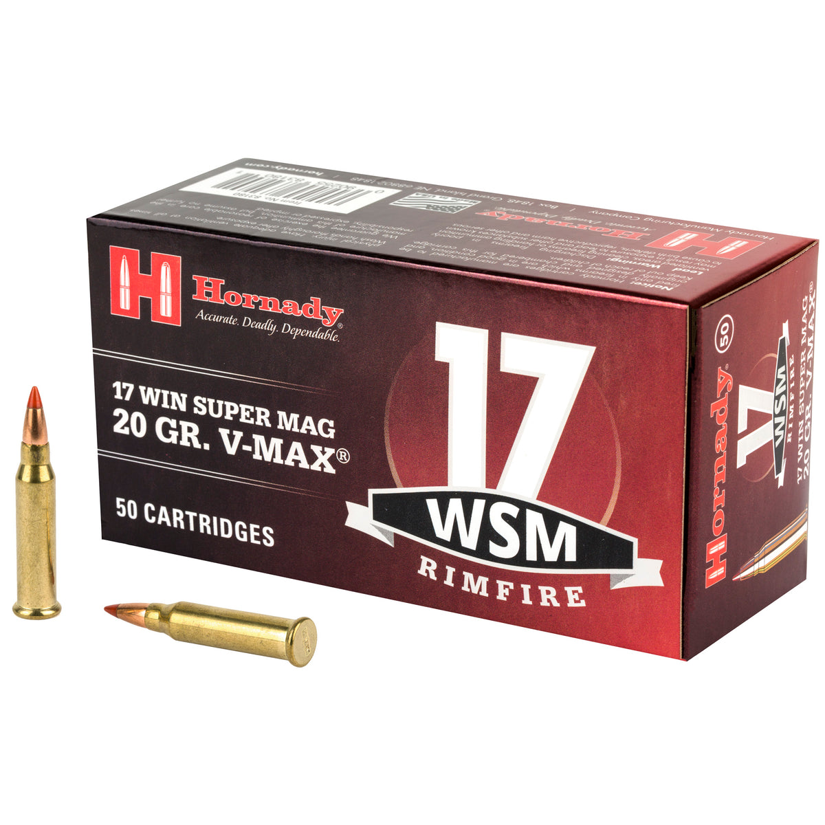 Hornady .17 WSM Varmint Express 20gr PolyTip Ammo