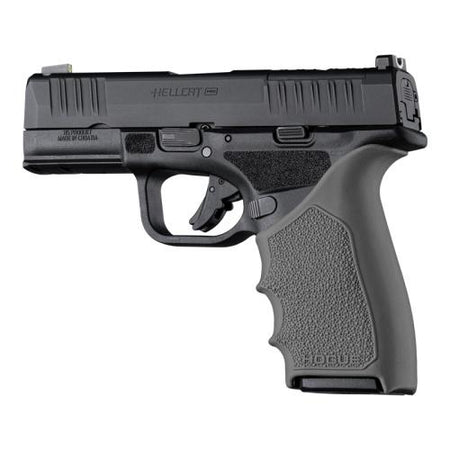 Hogue HandAll Beaver Tail Handgun Grip Sleeve Springfield Armory Hellcat Pro Slate Grey