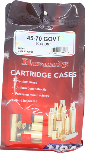HORNADY UNPRIMED CASES 45-70 GOVT 50 PACK 5PK/CS