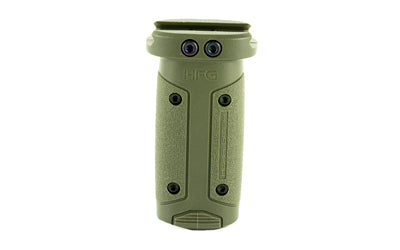 Hera USA HFG Vertical Front Grip, Fits AR-15, Internal Compartment, OD Green 11.09.03