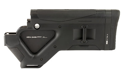 Hera USA CQR Stock, California Version, Fits AR-15 Mil-Spec Rifles and DPMS 308 GII, Black 12.12CA