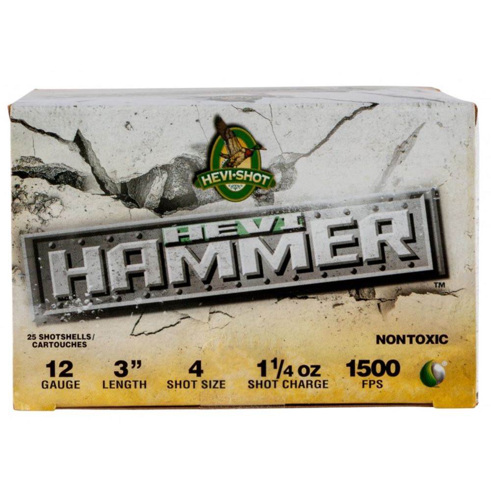 HEVI-Shot HEVI-Hammer Waterfowl 12 Gauge 3" 1 1/4 oz #4 Shot