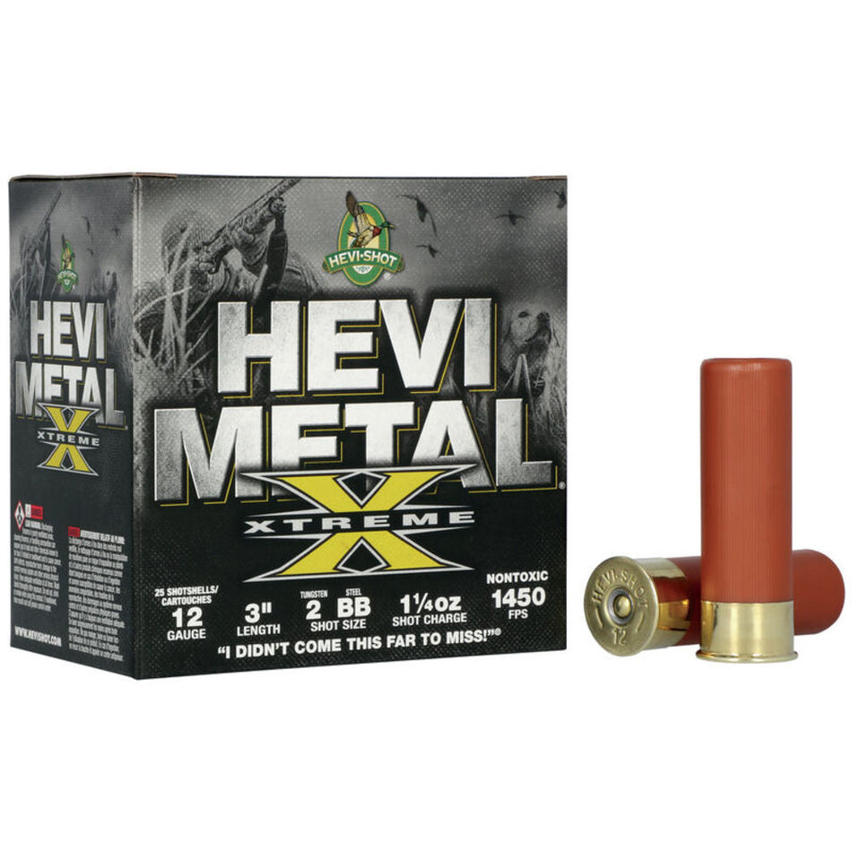 HEVI-Shot HS38188 HEVI-Metal Extreme 12 Gauge 3" 1-1/4oz #2 1450 fps