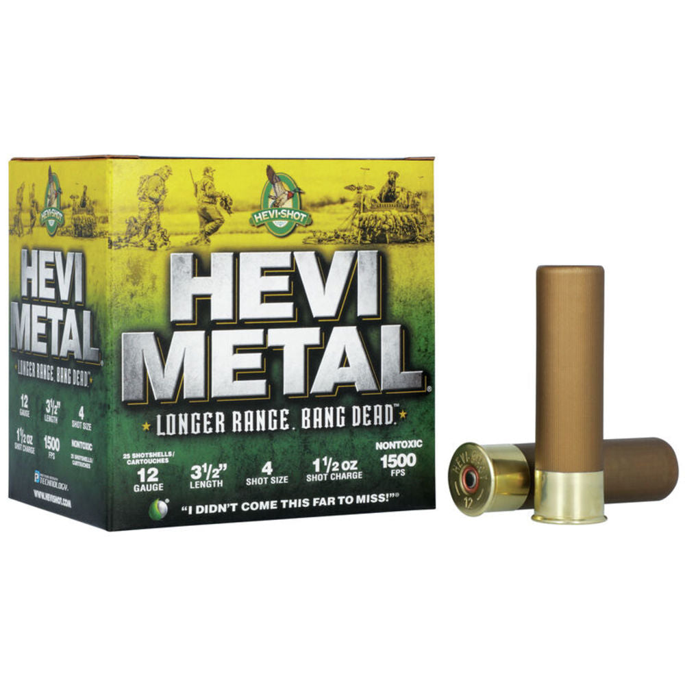 HEVI-Shot HEVI-Metal Longer Range 12 Gauge 3 1/2" 1 1/2 oz #4 Shot