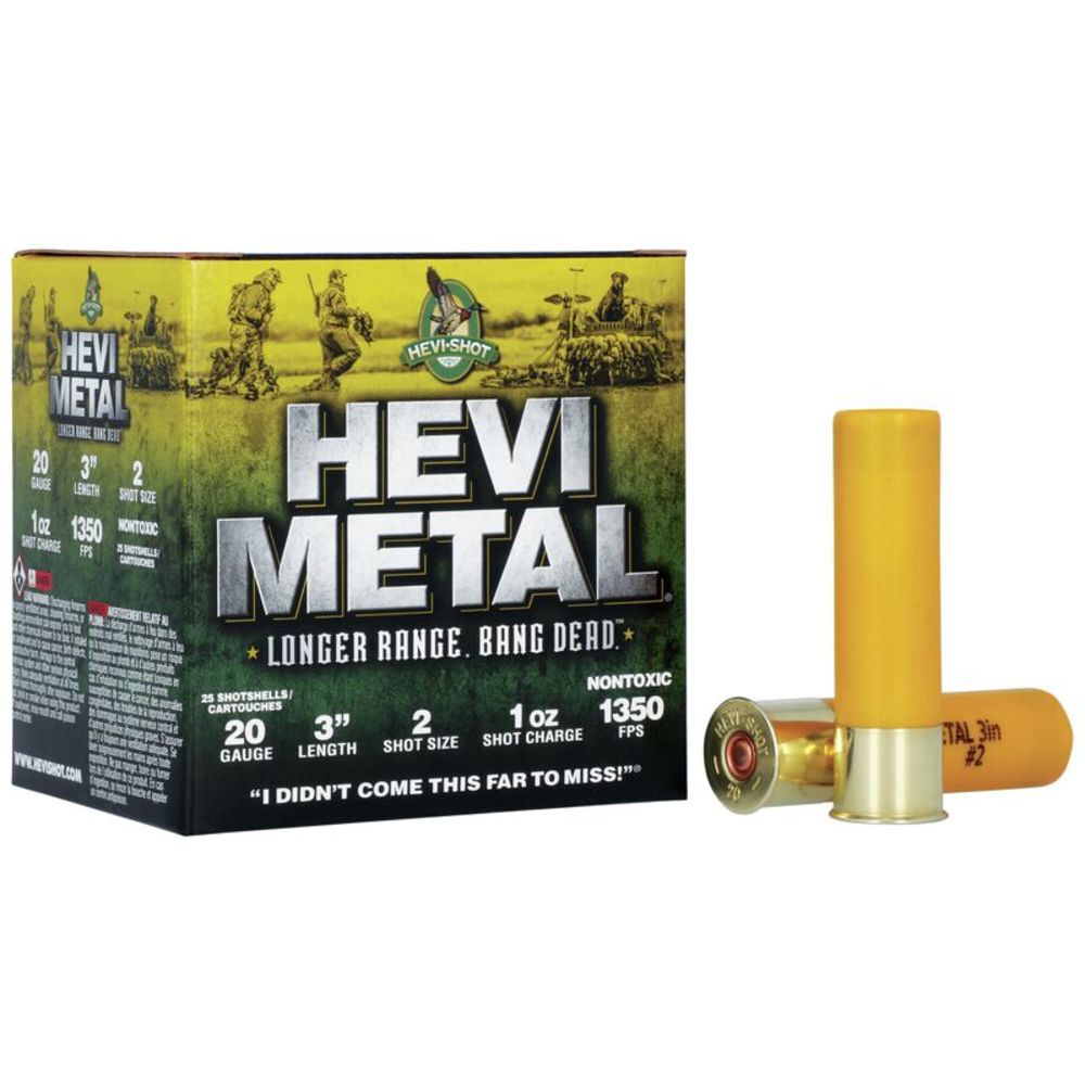 HEVI-Shot HEVI-Metal Longer Range 20 Gauge 3" 1 oz #2 Shot
