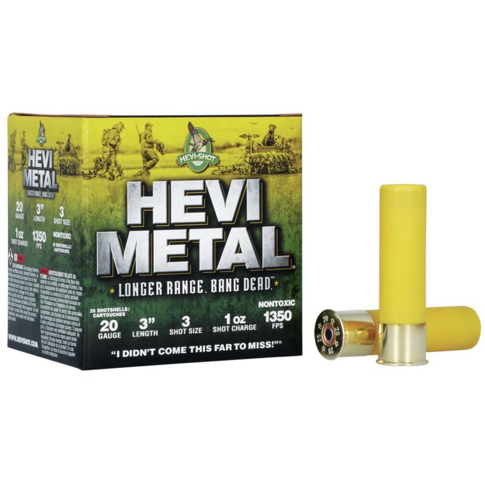 HEVI-Shot HEVI-Metal Longer Range 20 Gauge 3" 1 oz #3 Shot