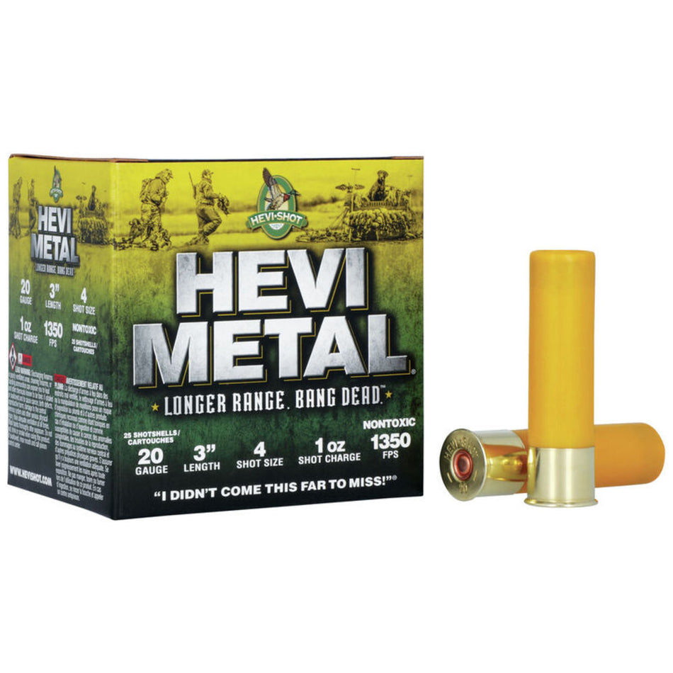 HEVI-Shot HEVI-Metal Longer Range 20 Gauge 3" 1 oz #4 Shot