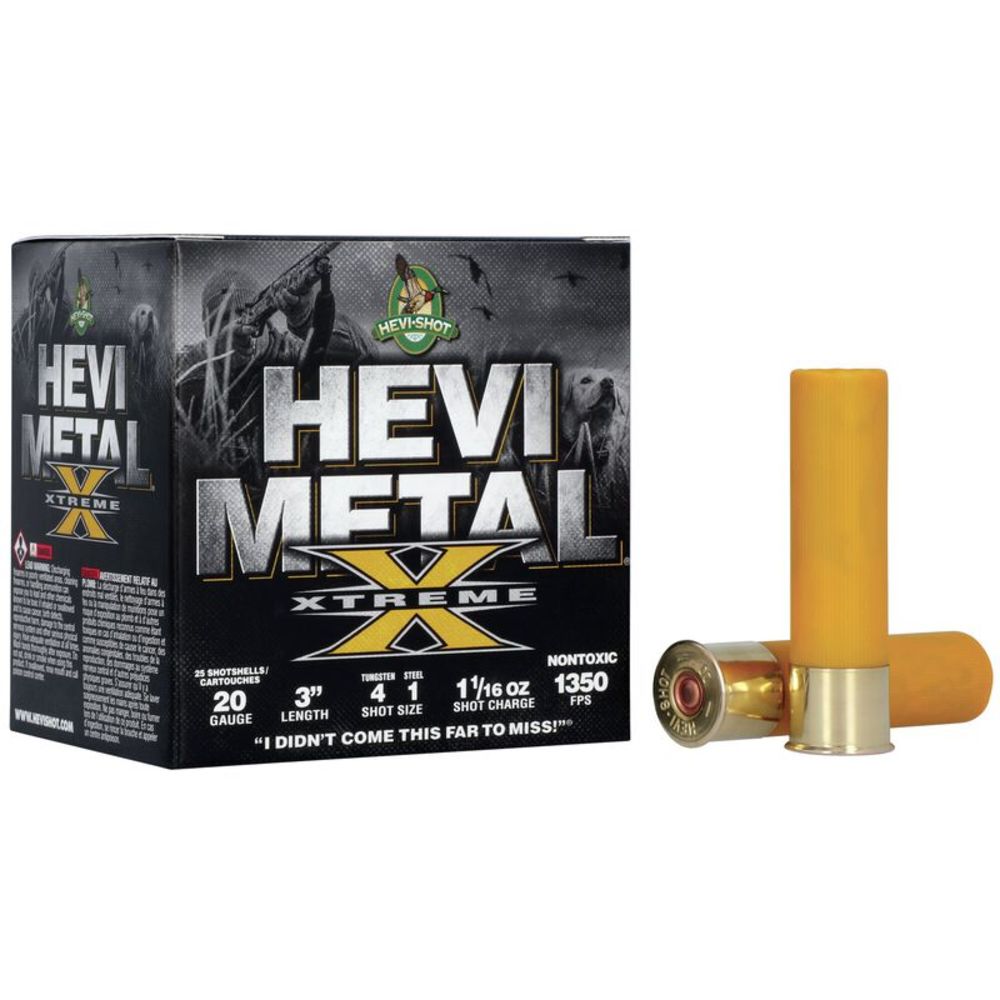 HEVI-Shot HS39202 HEVI-Metal Extreme 20 Gauge 3" 1-1/16oz #4/1 1350 fps