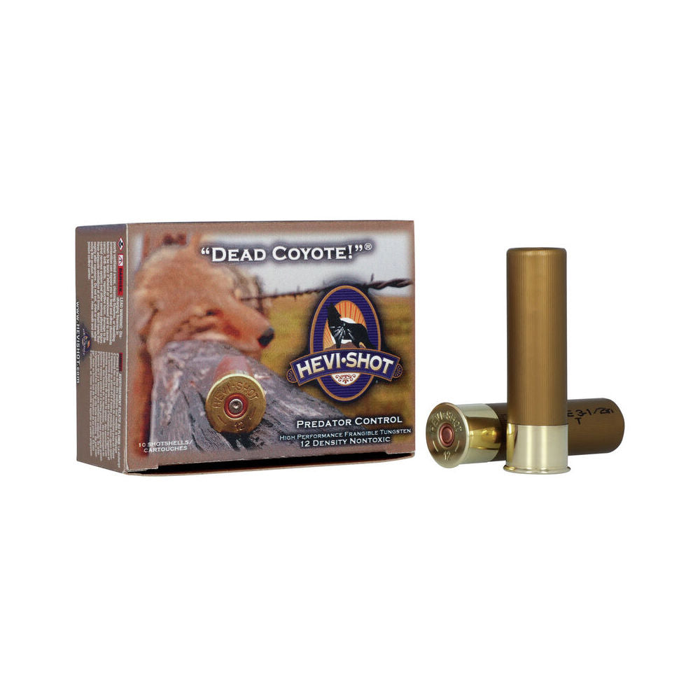 HEVI-Shot HS43035 Dead Coyote Varmint 12 Gauge 3-1/2 1-5/8oz #T 1350 fps