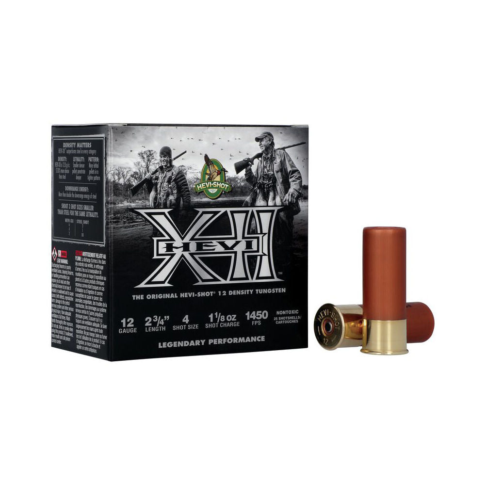 HEVI-Shot HEVI-XII Waterfowl 12 Gauge 2 3/4" 1 1/8 oz #4 Shot